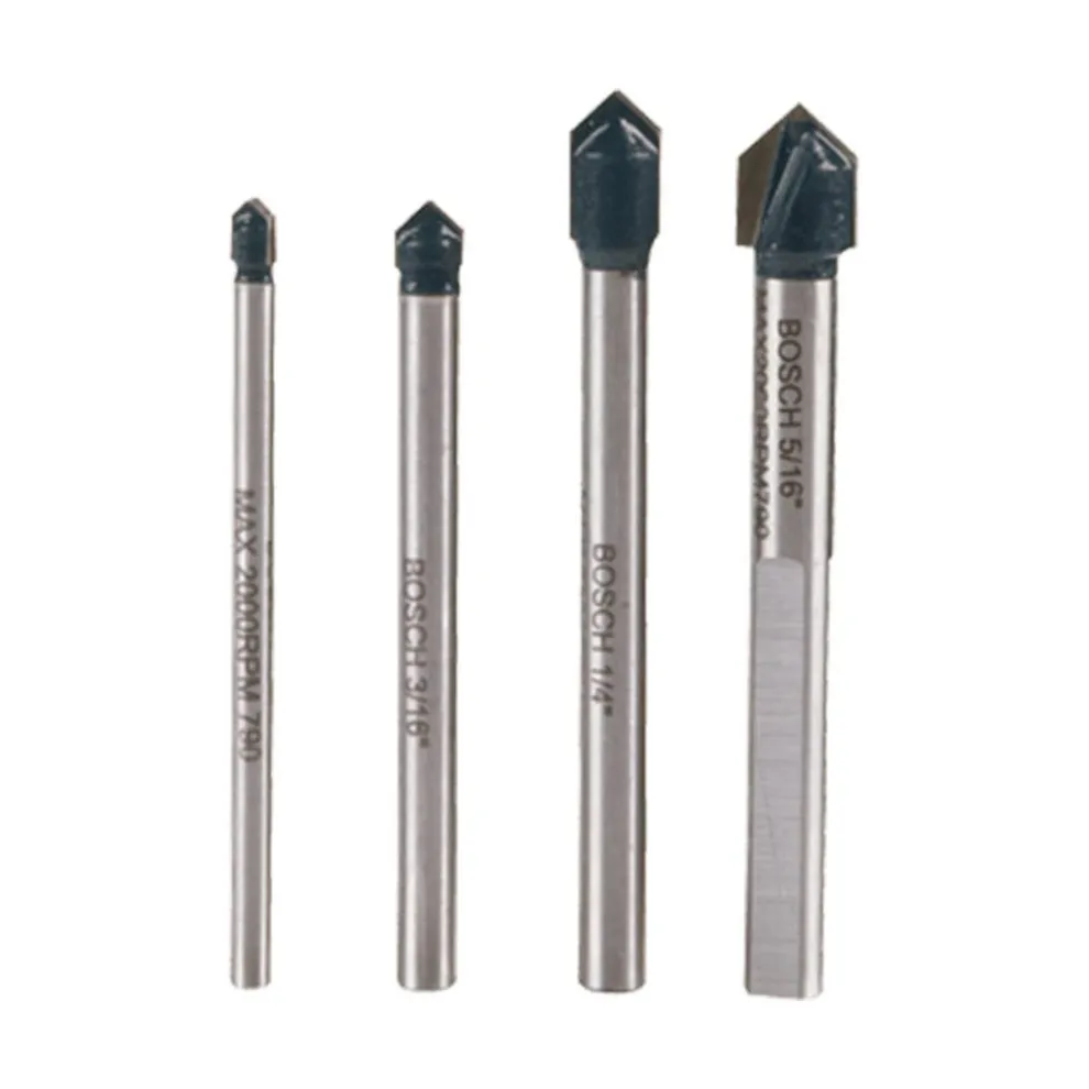 Bosch 4 Piece Glass and Tile Bit Set GT2000