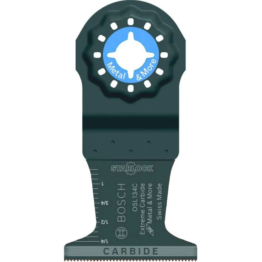 Bosch 1-3/4" Starlock Oscillating Multi-Tool Carbide Plunge Cut Blade OSL134C