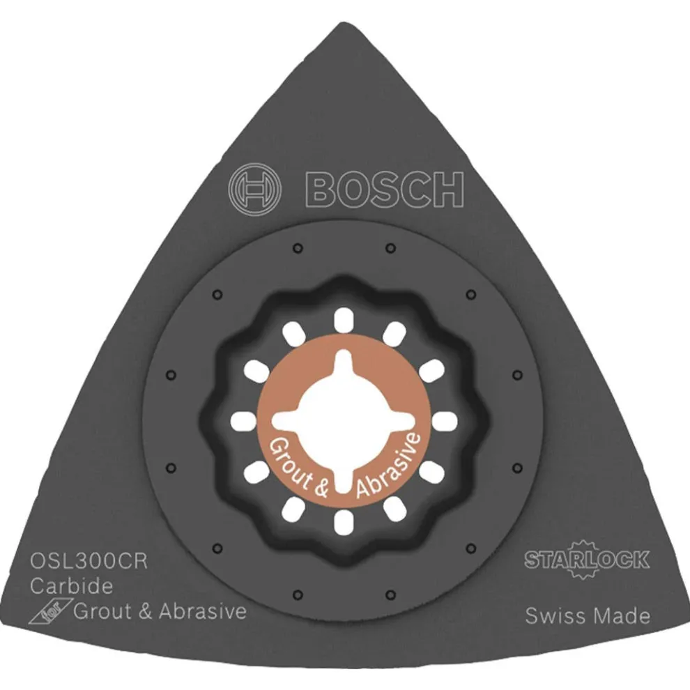 Bosch 3" Starlock Oscillating Multi-Tool Carbide Grit Delta Rasp OSL300CR