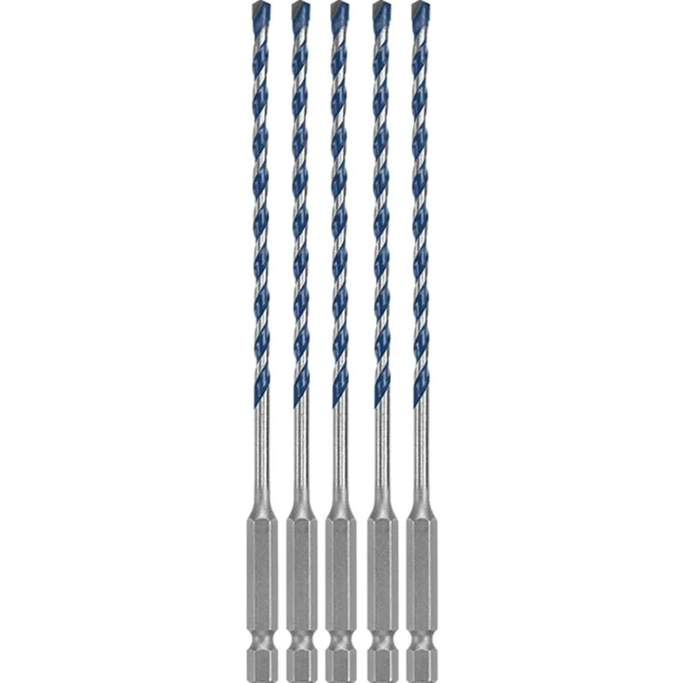Bosch 5/32" x 6" Blue Granite Turbo Carbide Hammer Drill Bits (5 Pack) HCBG0205T