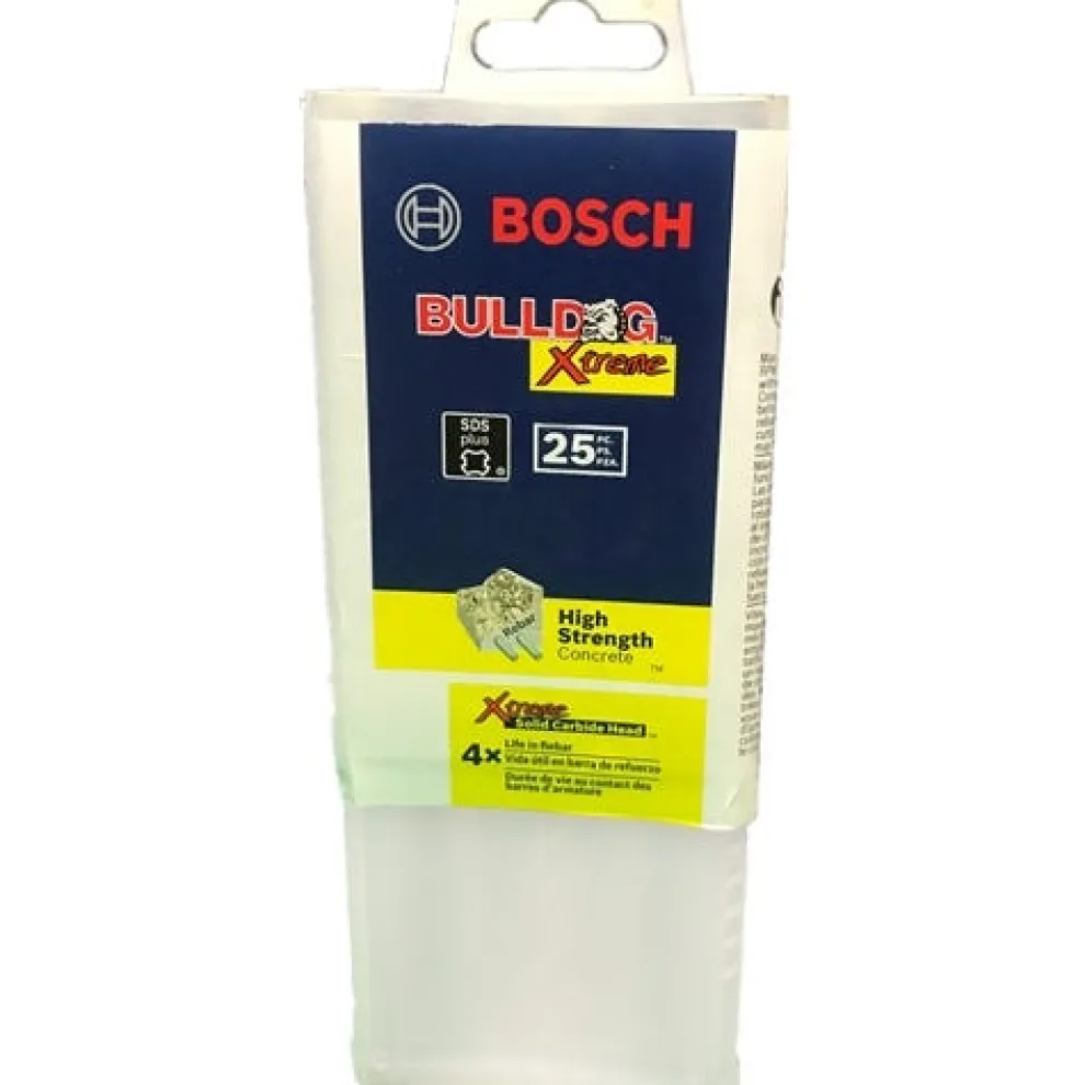 Bosch 3/8" x 10" x 12" SDS-Plus Bulldog Xtreme Full-Head Carbide Hammer Bits (25 Pack) HCFC2064B25