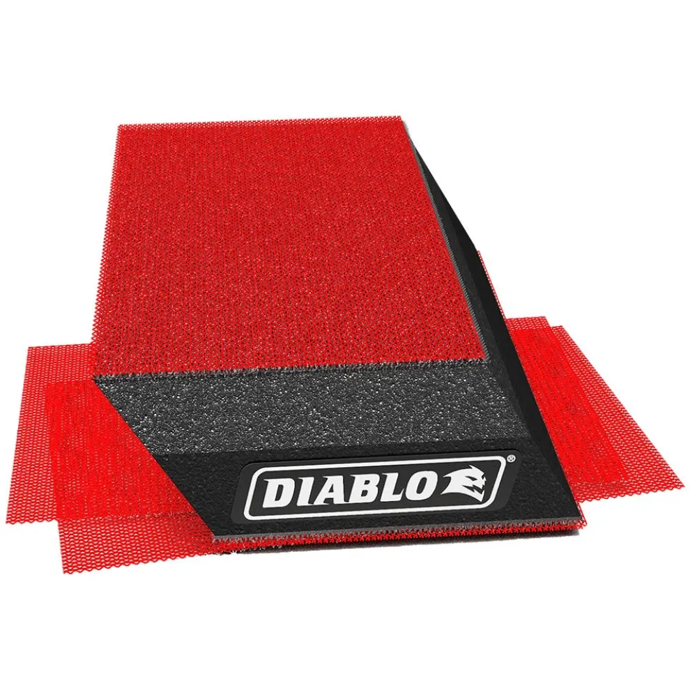 Diablo 2-3/4" x 5" Reusable Angled Hand Sanding Block DFB234ANGH01G