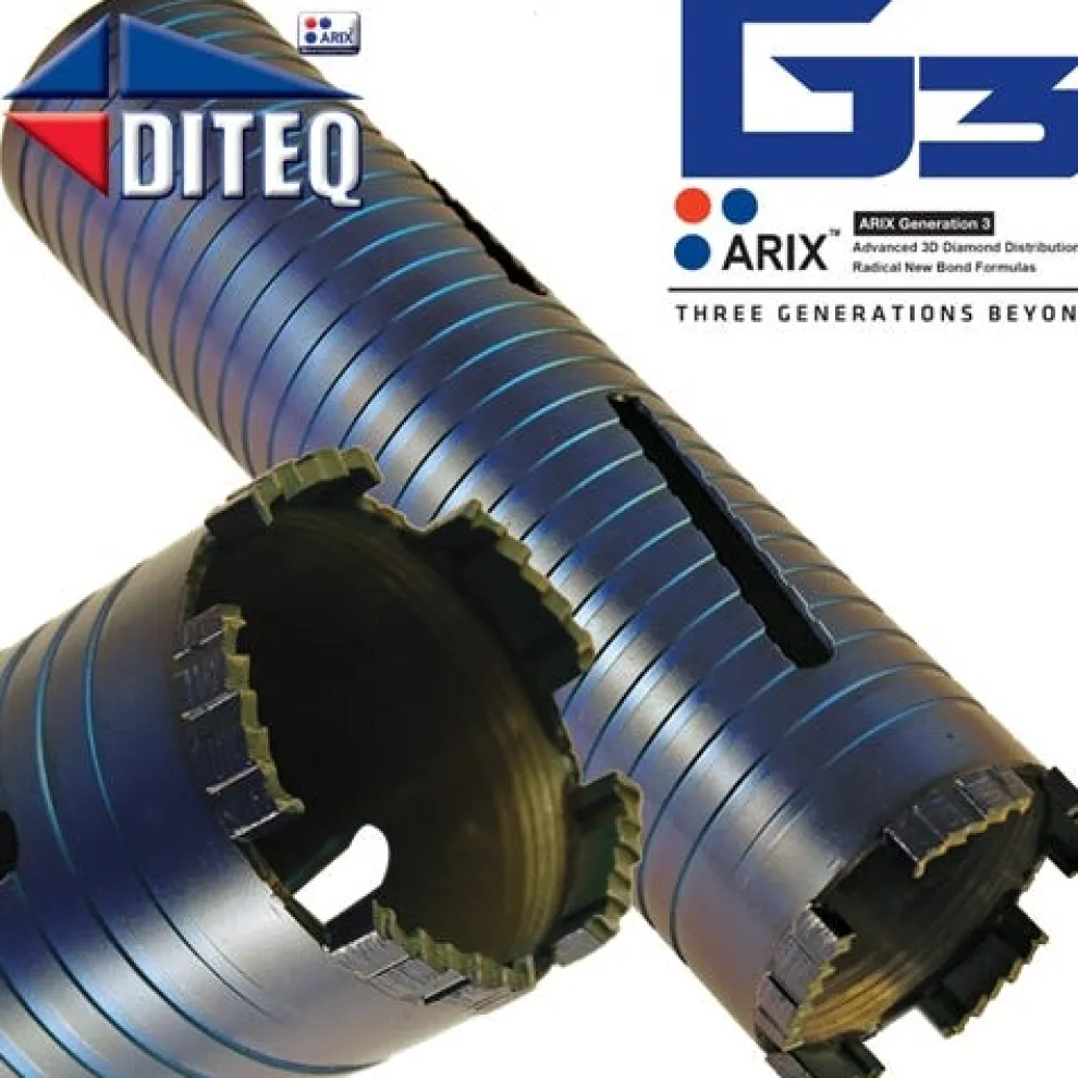Diteq C-34AX DRY 6" Concrete Diamond Core Bit (arbor 5/8"-11) D31531