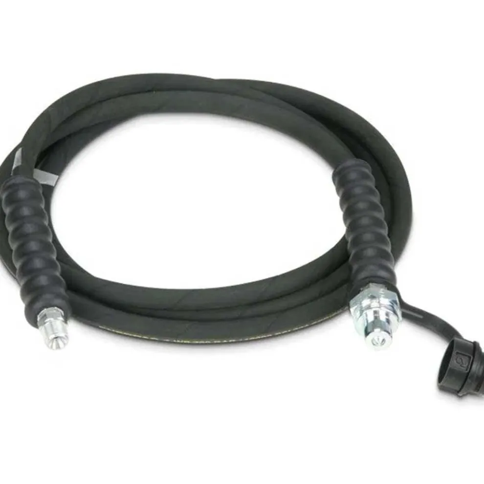 Enerpac 10', Heavy-duty Rubber High Pressure Hydraulic Hose HC9210