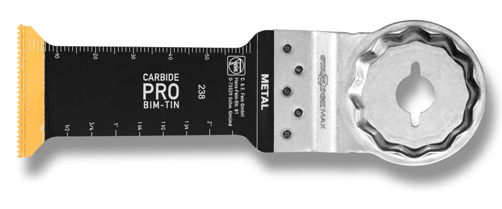 Fein 3" TiN coated E-Cut Carbide Pro hard metal plunge cut saw blade 3 pack 63502238220