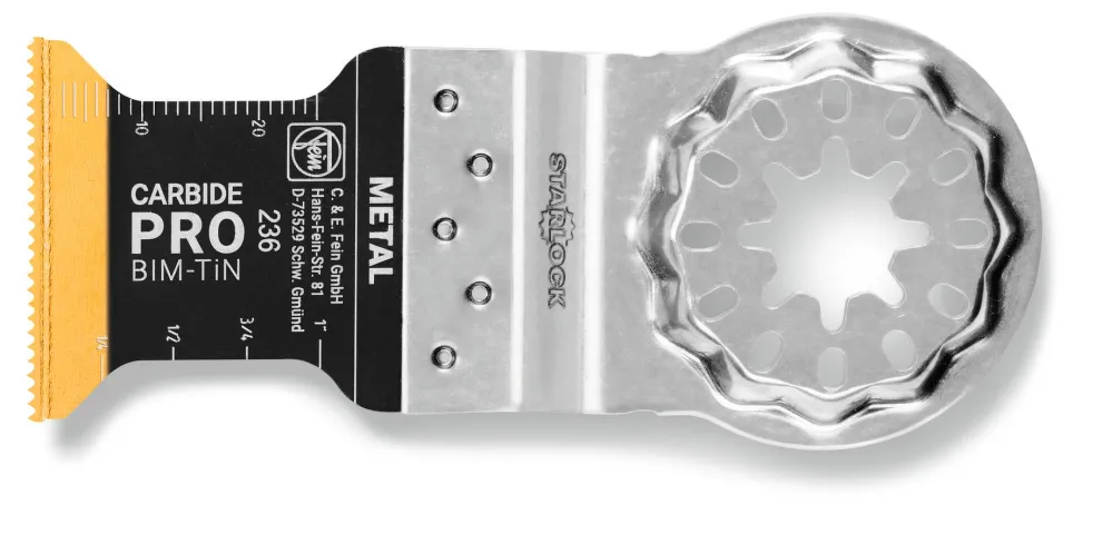 Fein 1-5/8" TiN coated E-Cut Carbide Pro hard metal plunge cut saw blade 3 pack 63502236270