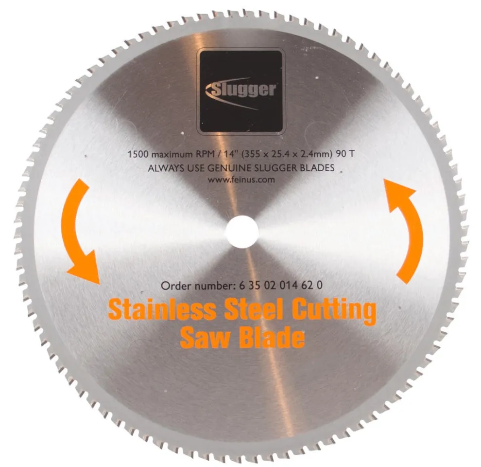 Fein Slugger 14" Stainless Steel Metal Cutting Saw Blade 90 Teeth 63502014620