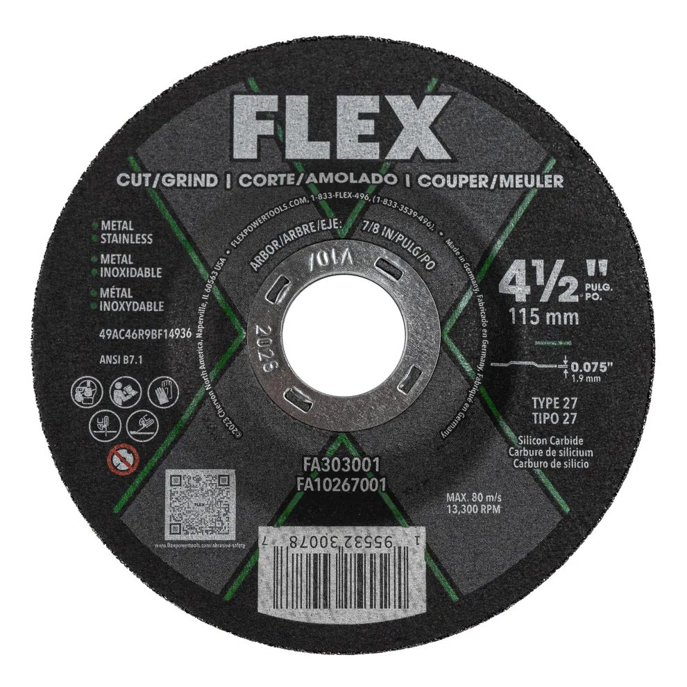 FLEX 4-1/2" Combo Cut/Grind Disc FA303001