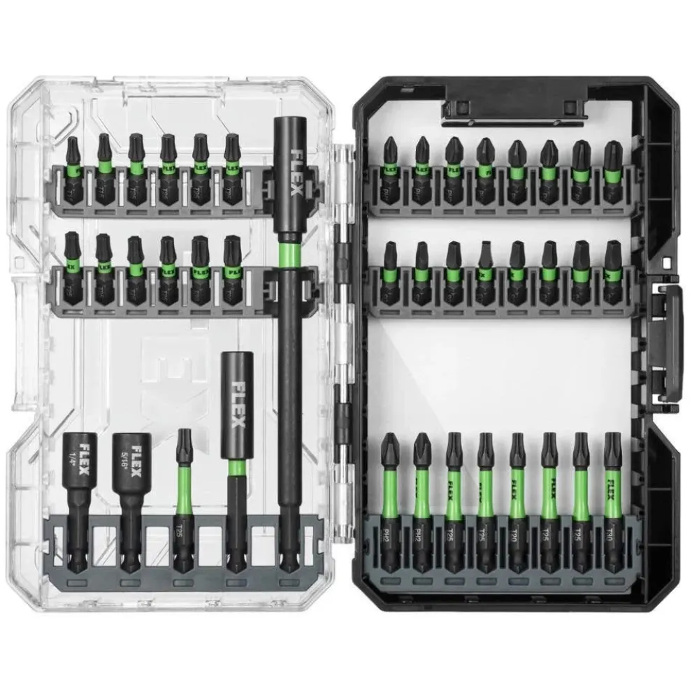 Flex 41 Piece Impact Driver Stack Pack Bit Set FAM10102-41