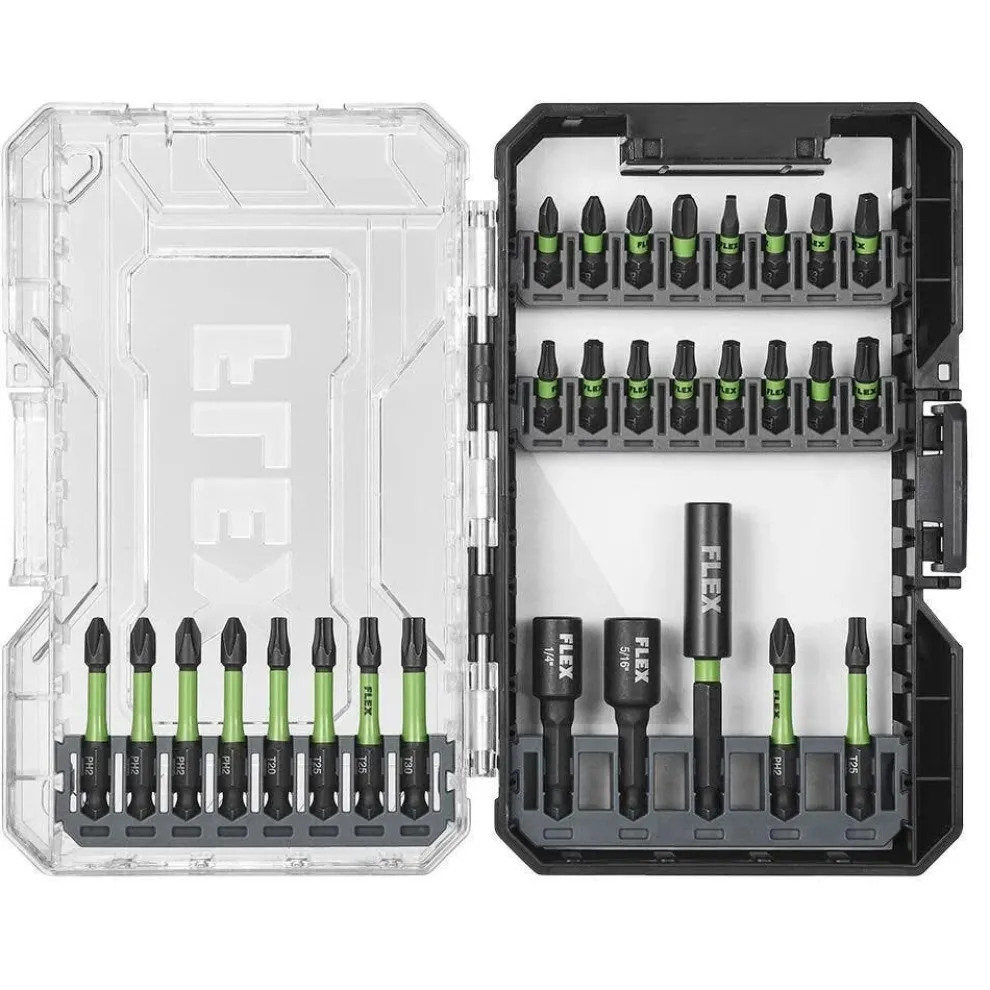 Flex 29 Piece Impact Driver Stack Pack Bit Set FAM10101-29