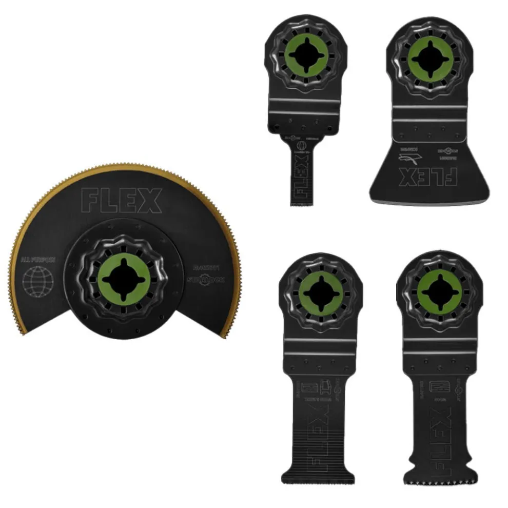 Flex 5 Piece Trimming Project Oscillating Accessory Set FAM40001-5