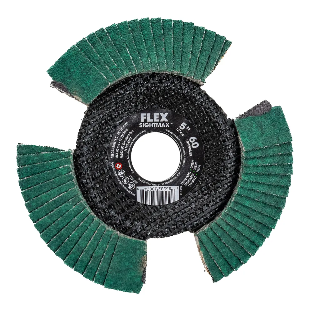 FLEX 5" Sightmax™ 60 Grit Flap Disc FA302007