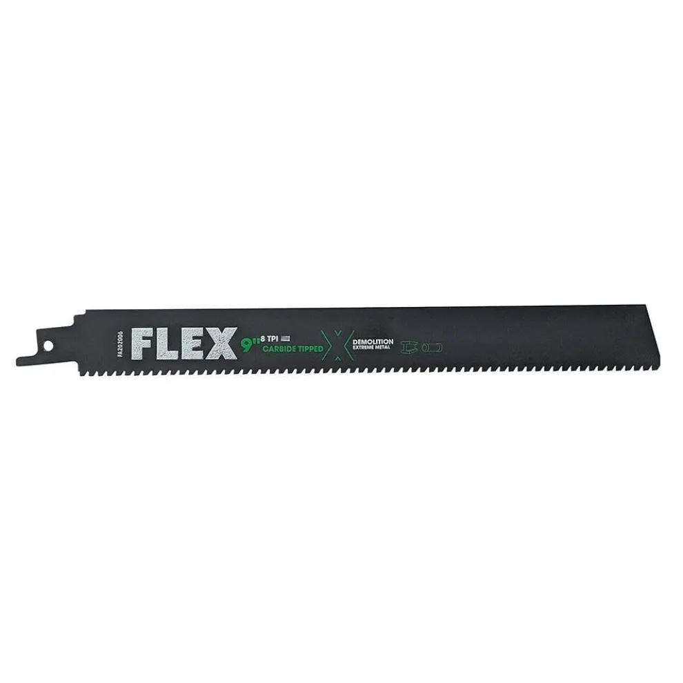 Flex 9" 8TPI Carbide Tipped Reciprocating Saw Blade FA202006