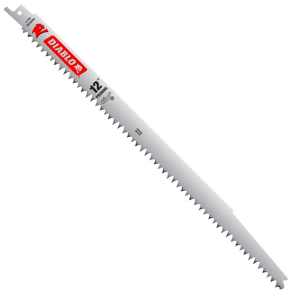 Freud Diablo 12" Fleam Ground Recip Blade for Pruning (5-Pack) DS1205FG5