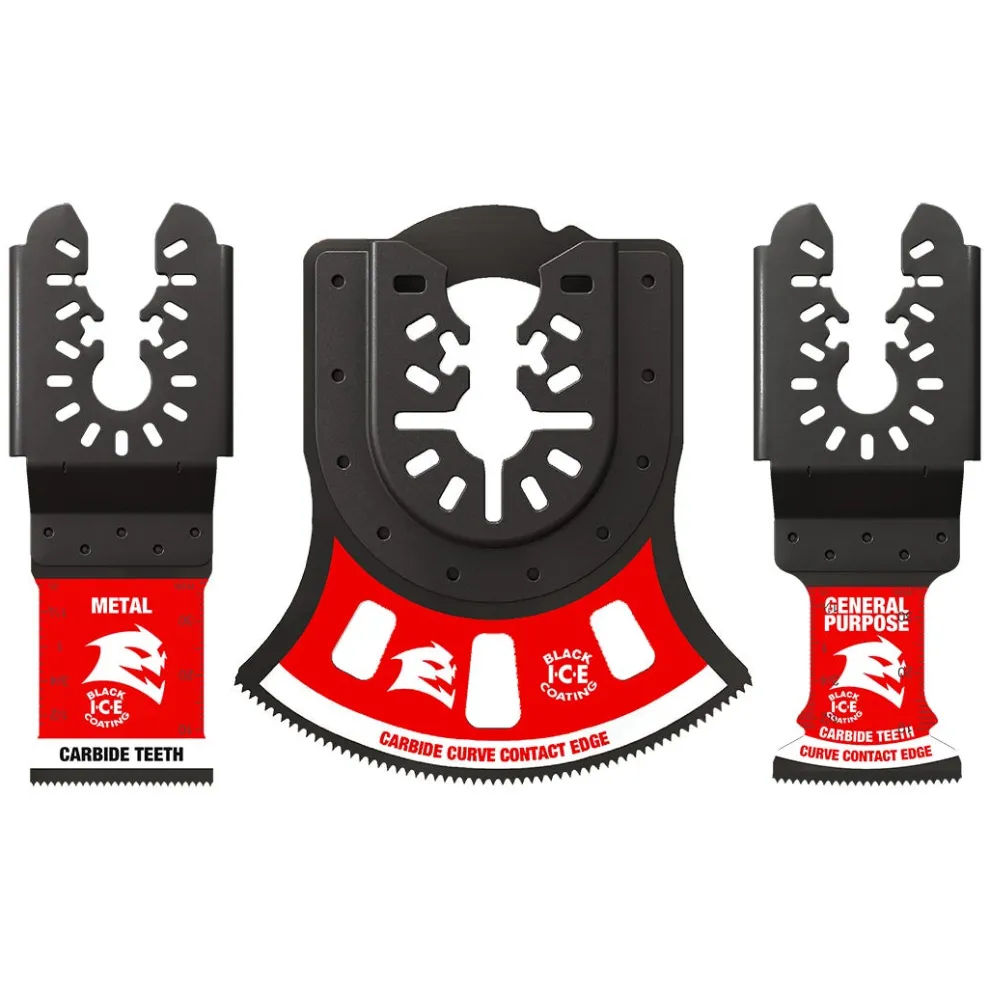 Freud Diablo 3 Piece Universal Fit Carbide Oscillating Blade Set DOU3CS