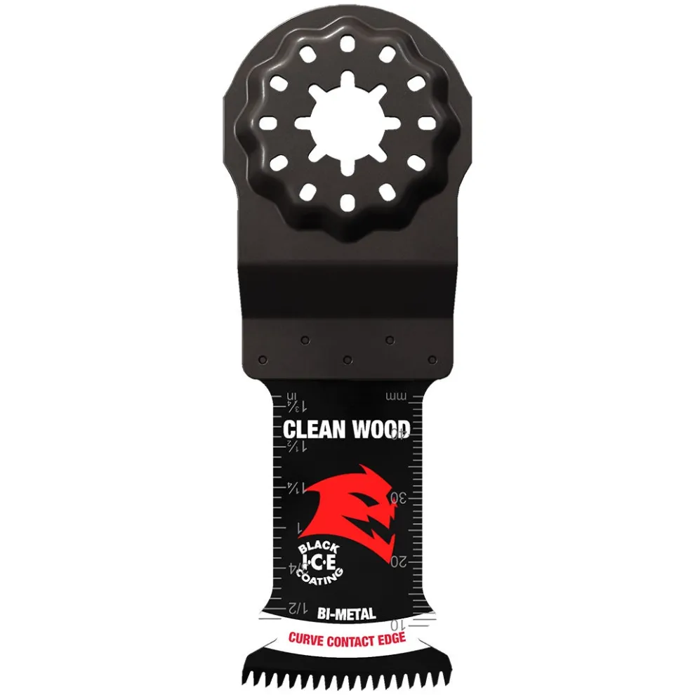 Freud Diablo 1-1/4" Starlock Bi-Metal Oscillating Blades for Clean Wood (3-Pack) DOS125JBW3