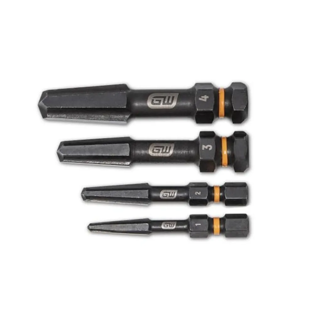 Gearwrench 4 Pc. Bolt Biter Screw Extractor Set 84787