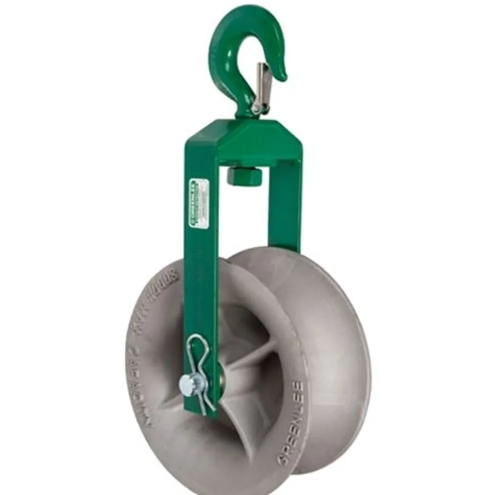 Greenlee 8000 lbs 12" Hook Sheave 8012