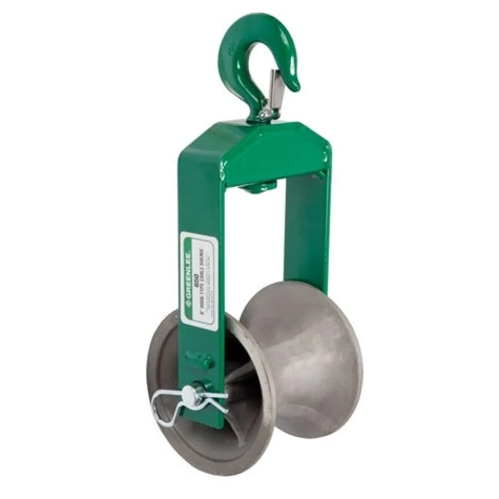 Greenlee 4000 lbs Hook Type Sheave 6 650