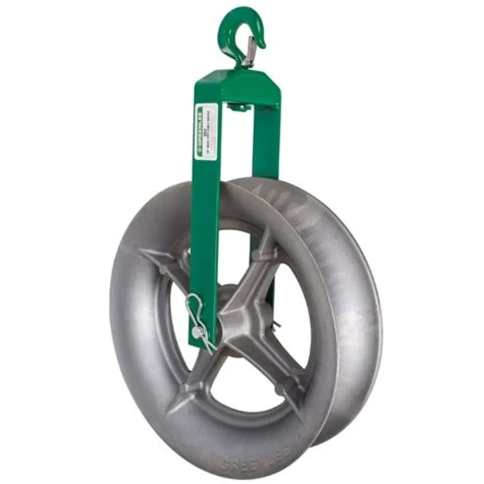 Greenlee 4000 lbs Hook Type Sheave 18 652