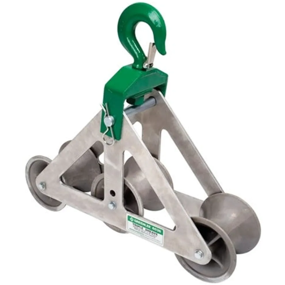 Greenlee 6;500 lbs. Triple Sheave 6036