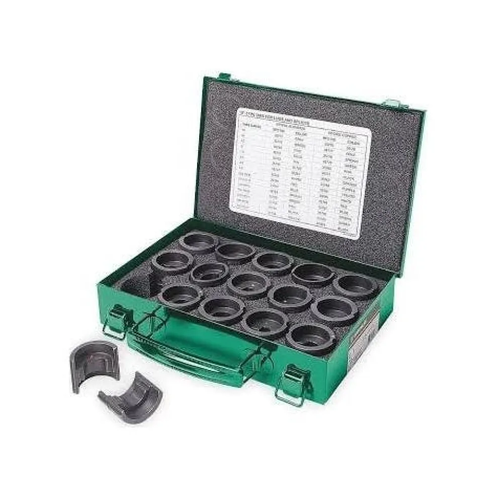 Greenlee Die Kit for 6AWG to 750 kcmil Aluminum Connectors KD12AL
