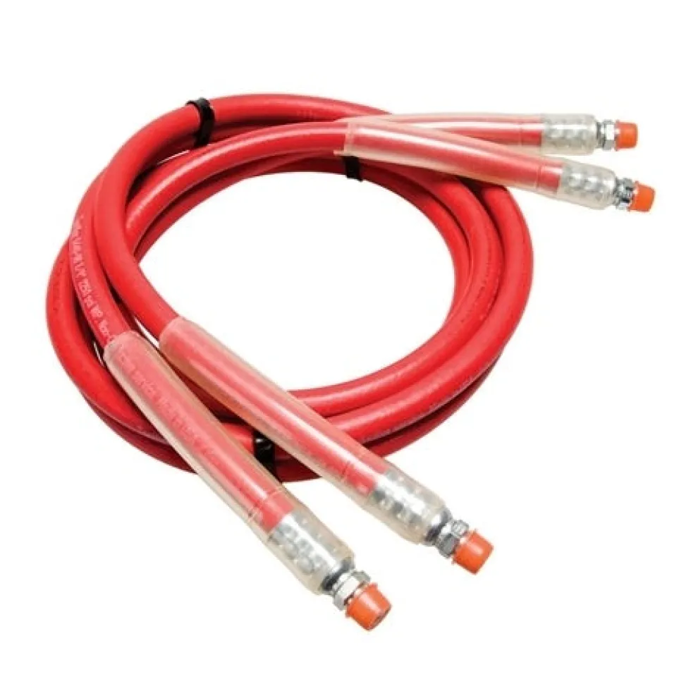 Greenlee Two 3/8'' x 8' ID Hose with 3/8" MPTF Male Fittings 130694