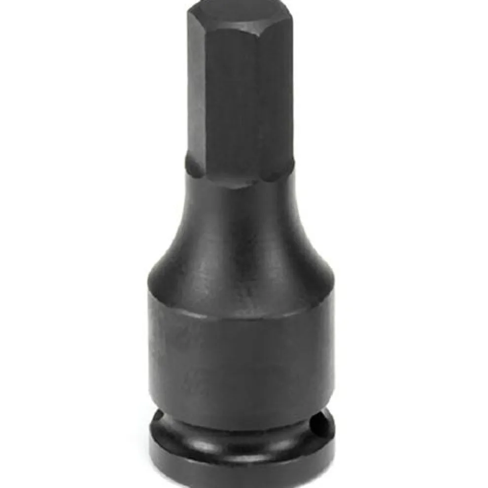 Grey Pneumatic 1/4" Drive x 6mm Hex Standard Length Impact Socket (Metric) 9906M