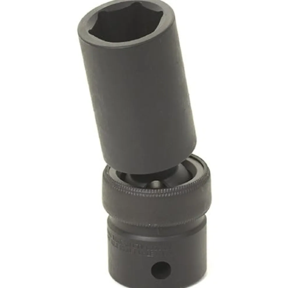 Grey Pneumatic 1/2" Drive x 11/16" Standard Universal Impact Socket 2022U