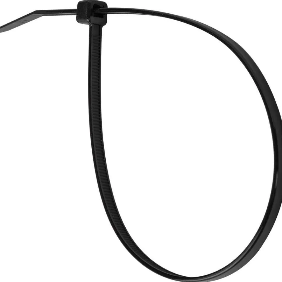 Klein Cable Ties 115", Zip Ties, 50-Pound Tensile Strength, Black 450210