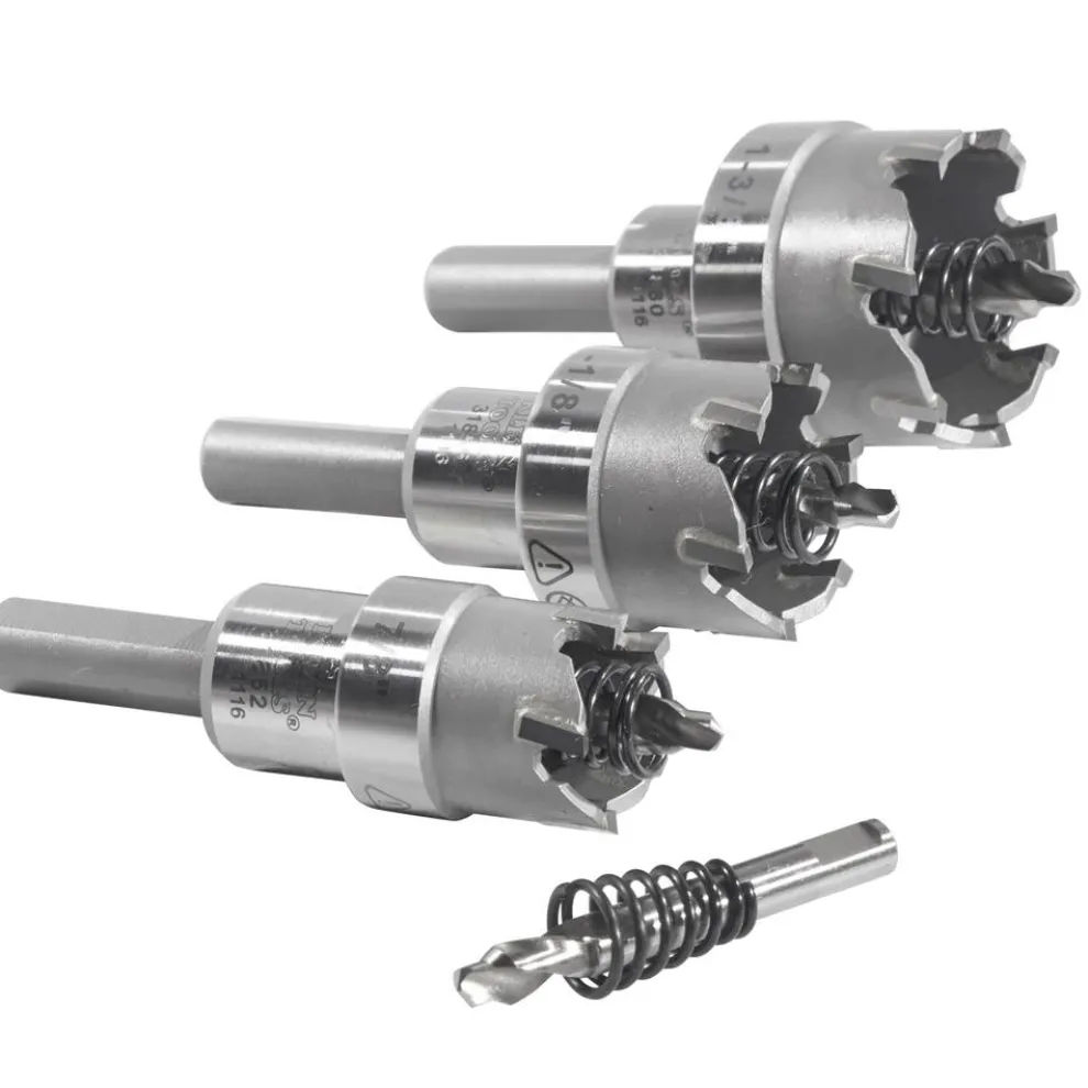 Klein Hole Cutter Kit, Carbide Hole Cutter, 4-Piece 31872