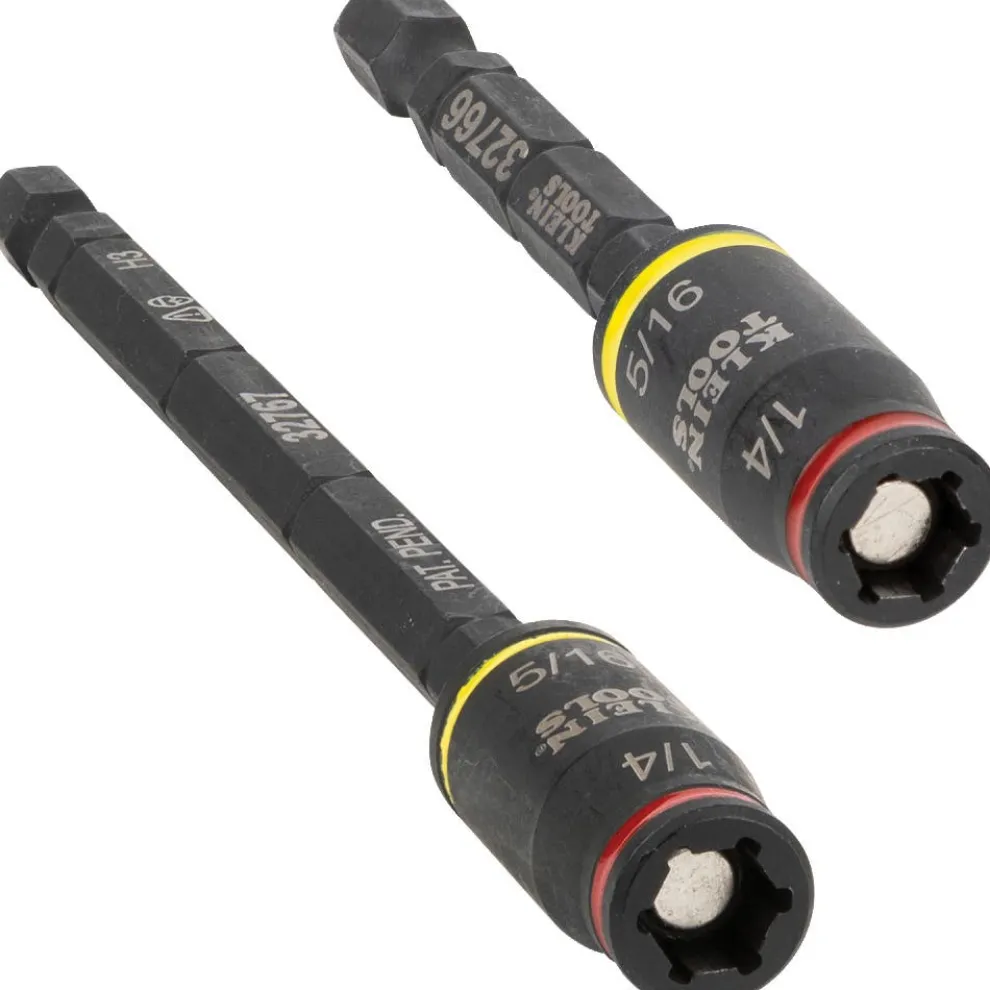 Klein 3-in-1 Impact Flip Socket Set, 1/4-Inch, 5/16-Inch, 2-Piece 32768