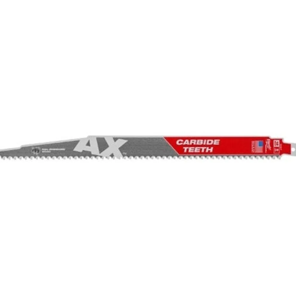 Milwaukee 12" 5 TPI AXE Carbide SAWZALL Blade (Each) 48-00-5227