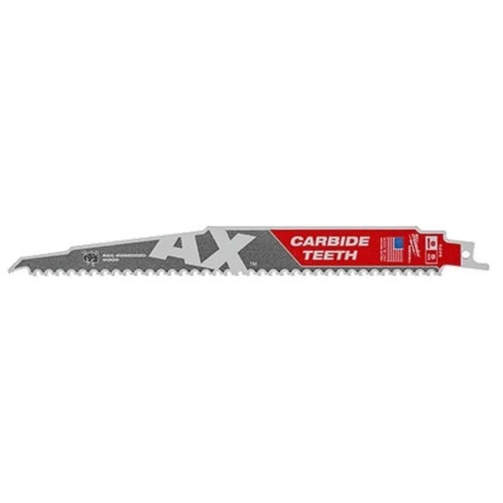 Milwaukee 9" 5 TPI AXE Carbide SAWZALL Blade (Each) 48-00-5226