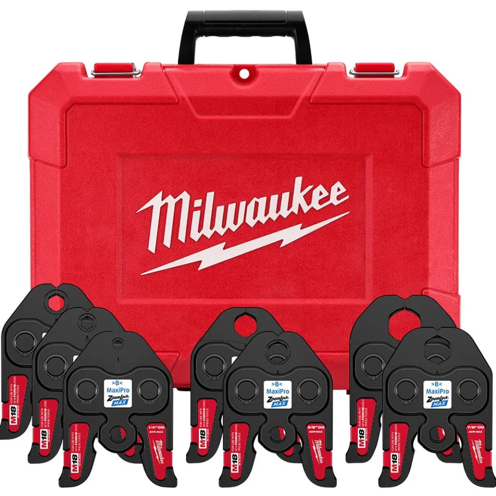 Milwaukee 1/4"- 1-1/8" ZoomLock MAX Press Jaw Kit for M18 FORCE LOGIC Press Tools 49-16-2662Z