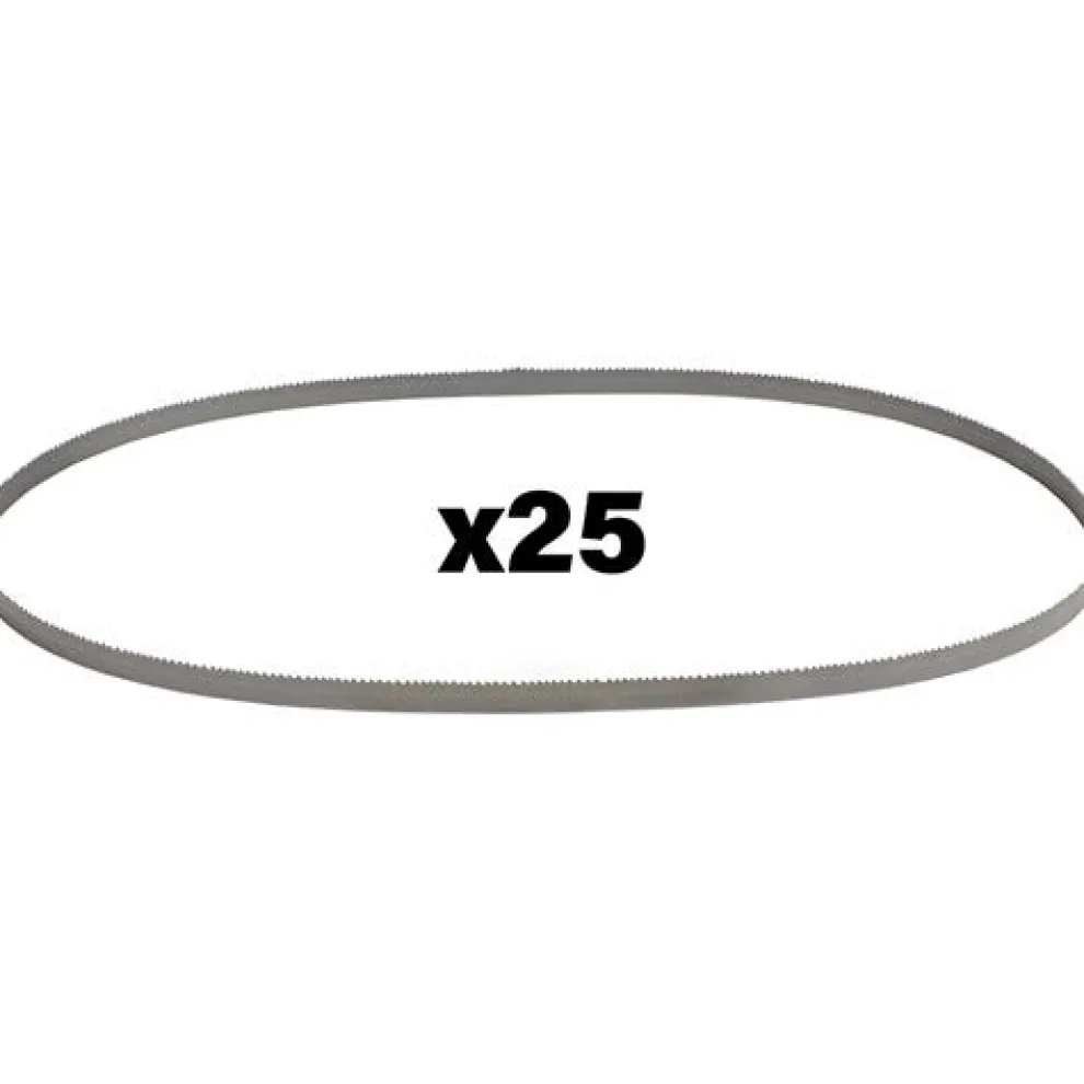 Milwaukee 44-7/8" Bandsaw Blades Extreme Thick Metal Deep Cut 8/10 TPI (25 Pack) 48-39-0605