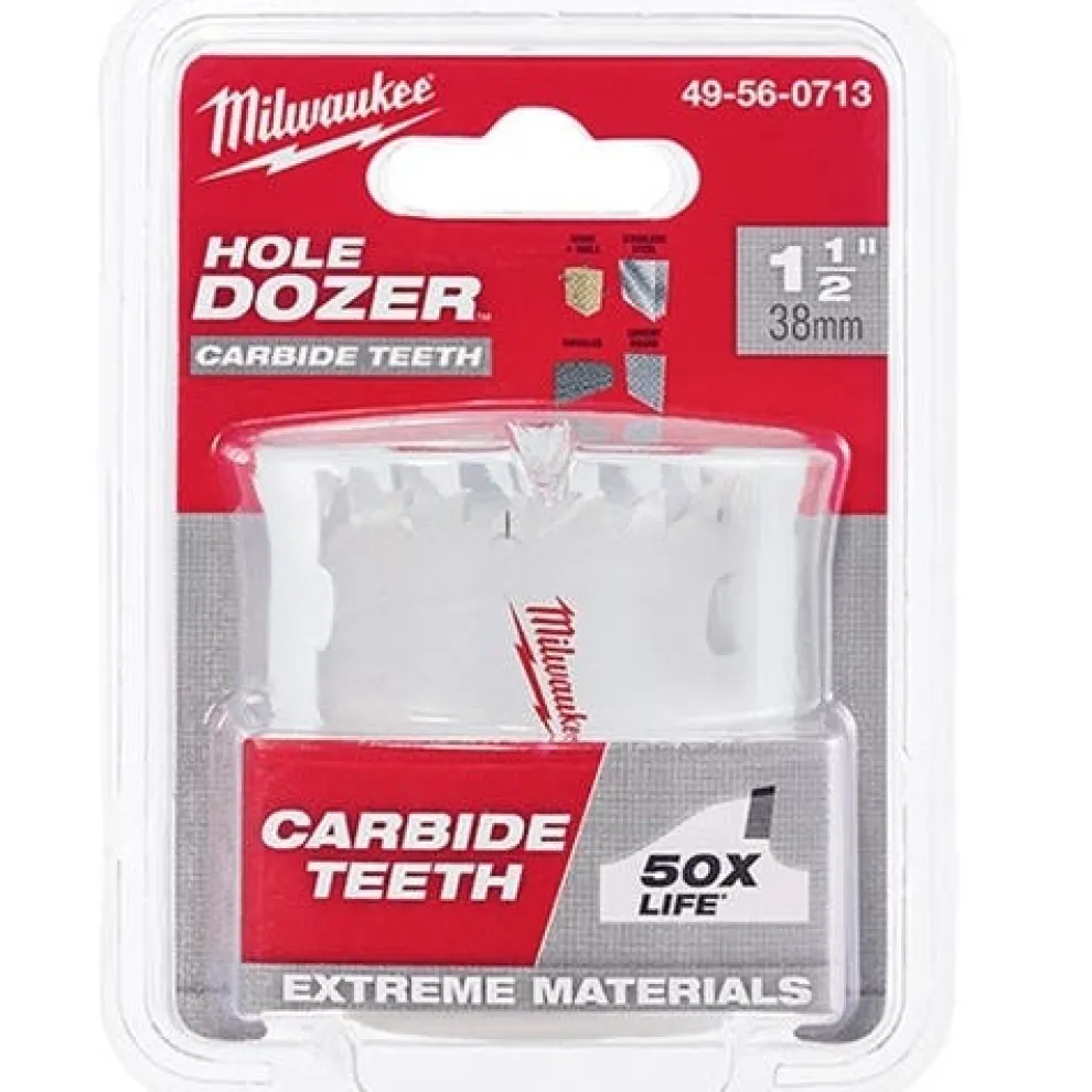 Milwaukee 1-1/2" Carbide Teeth Hole Dozer Hole Saw 49-56-0713