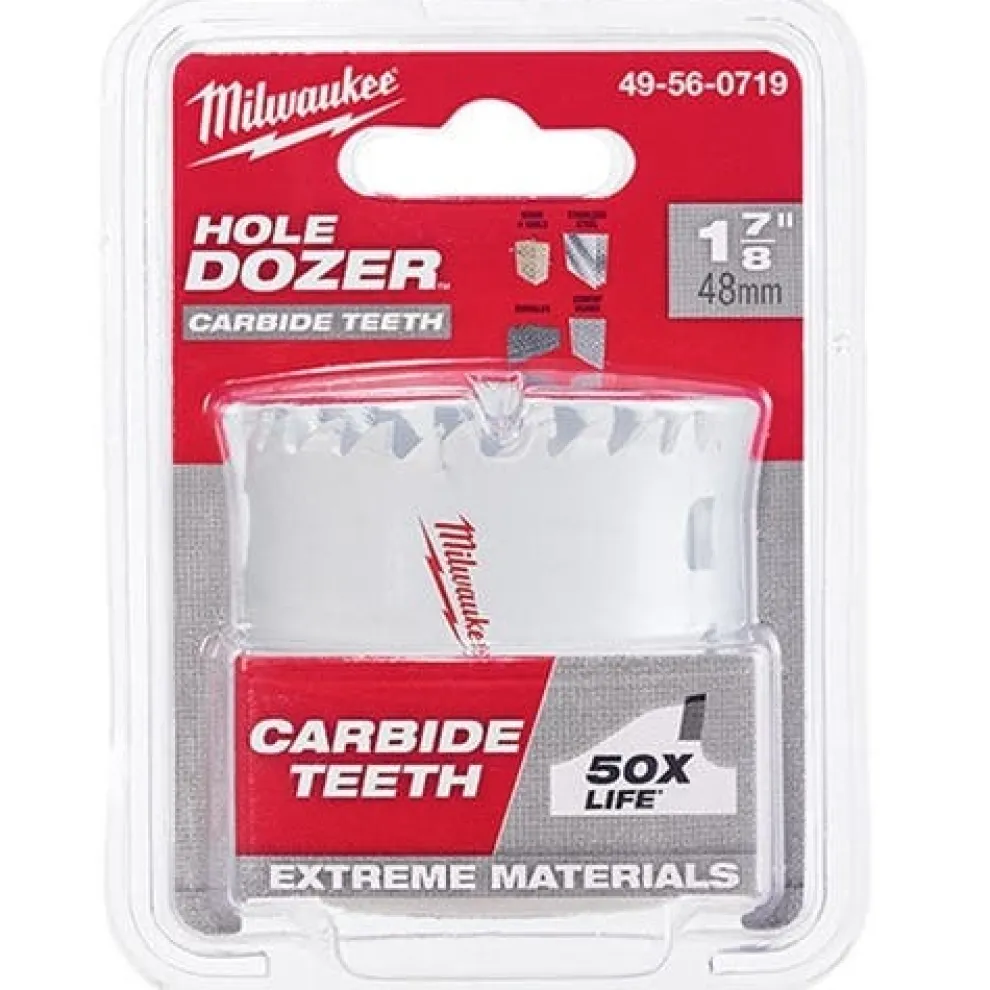 Milwaukee 1-7/8" Carbide Teeth Hole Dozer Hole Saw 49-56-0719