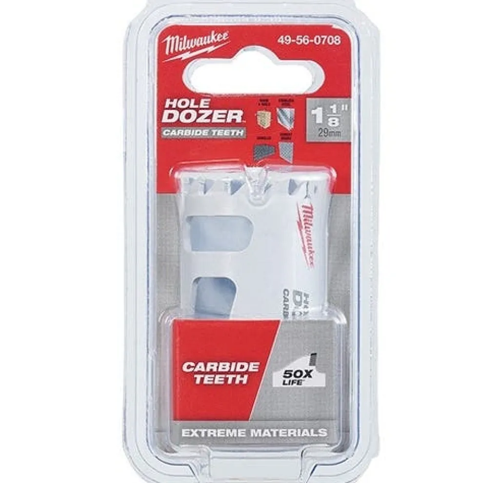 Milwaukee 1-1/8" Carbide Teeth Hole Dozer Hole Saw 49-56-0708