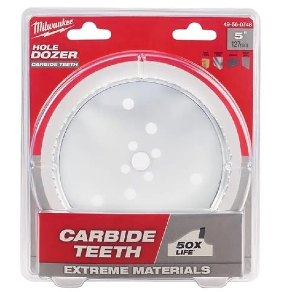 Milwaukee 5" Hole Dozer with Carbide Teeth 49-56-0748