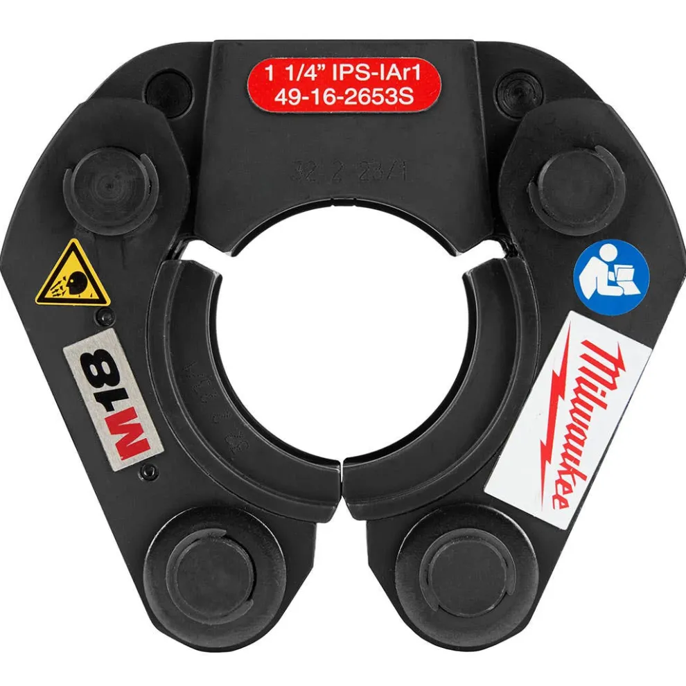 Milwaukee 1-1/4" IPS-IAR1 Press Jaw Ring For M18 Force Logic Press Tools 49-16-2653S