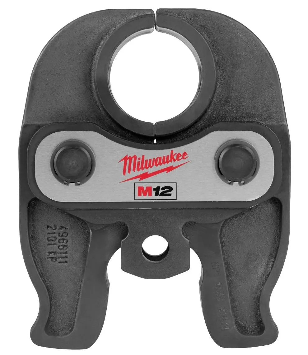 Milwaukee 1" IPS-P Black Pipe Press Jaw For M12 FORCE LOGIC Press Tool 49-16-2452B