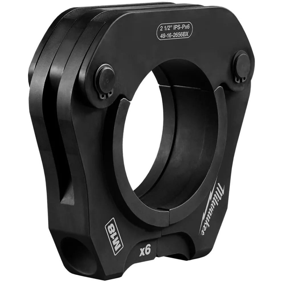 Milwaukee 2-1/2" IPS-P Black Pipe Pivoting Press Ring for M18 FORCE LOGIC Long Throw Press Tool 49-16-2656BX