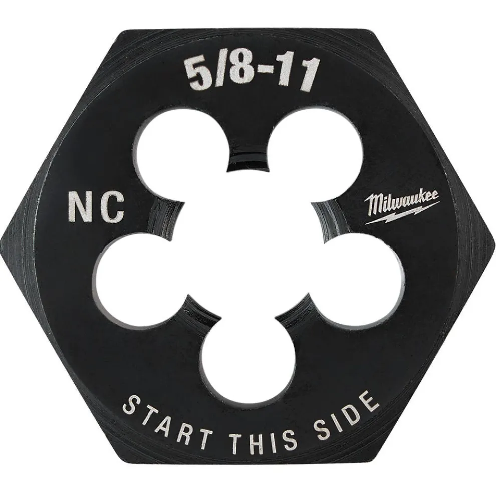Milwaukee 5/8"-11 NC 1-7/16" Hex Threading Die 49-57-5369