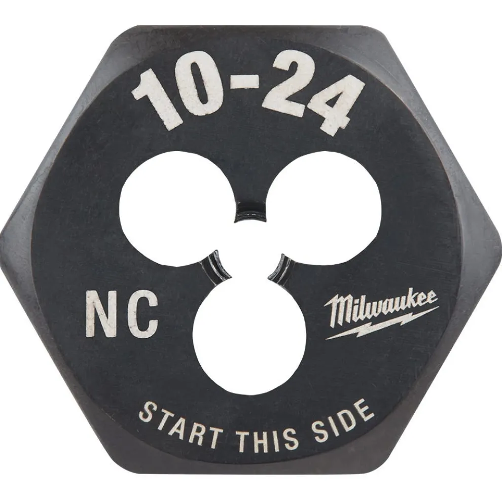 Milwaukee 10-24 NC 1-Inch Hex Threading Die 49-57-5325