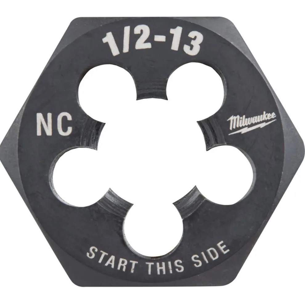 Milwaukee 1/2"-13 NC 1-Inch Hex Threading Die 49-57-5360