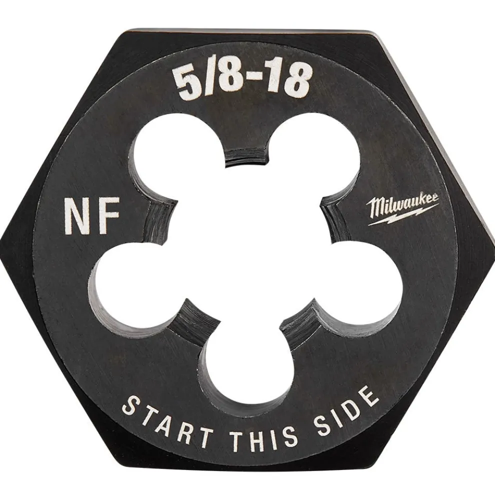 Milwaukee 5/8"-18 NF 1-7/16" Hex Threading Die 49-57-5371