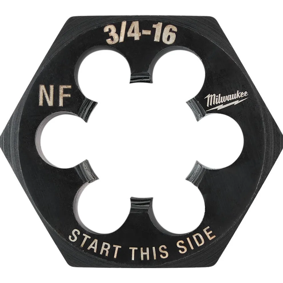 Milwaukee 3/4"-16 NF 1-7/16" Hex Threading Die 49-57-5378