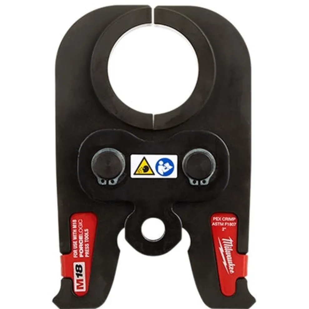 Milwaukee 2" PEX Crimp (F1807) Jaw for M18 Force Logic Press Tools 49-16-2657C