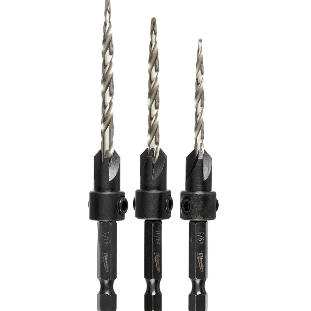 Milwaukee 4 Piece Countersink Drill Bit Set 48-13-5003